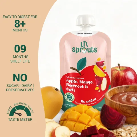 Apple Mango Beetroot Oats
