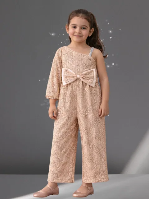 Razzle Dazzle Girls Golden Party Jumper