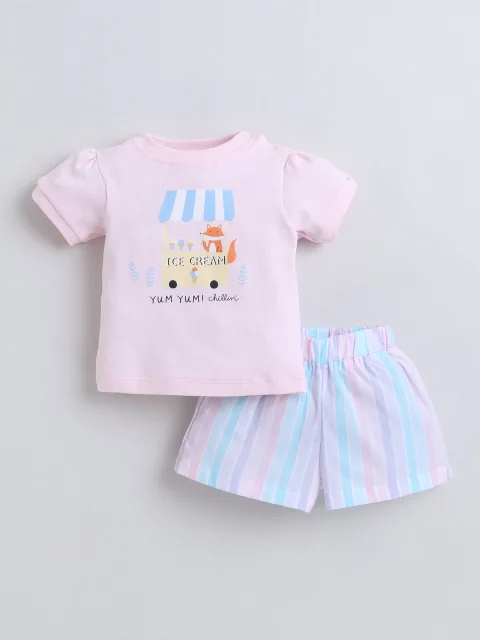 Girls 2Pc Set Mm-564 Pink