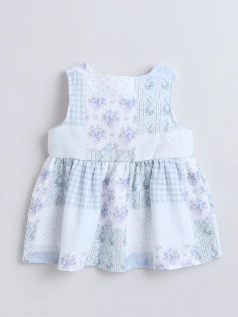 Girls Dress Mm-512 Sky Blue