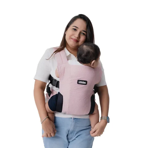 LittleBum Lite Ergonomic Baby Carrier Dusty Rose