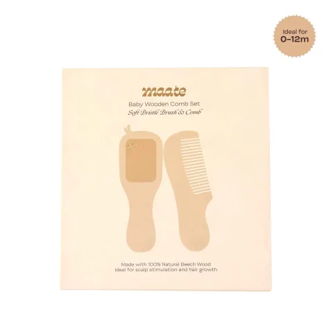 Baby Wooden Comb Set