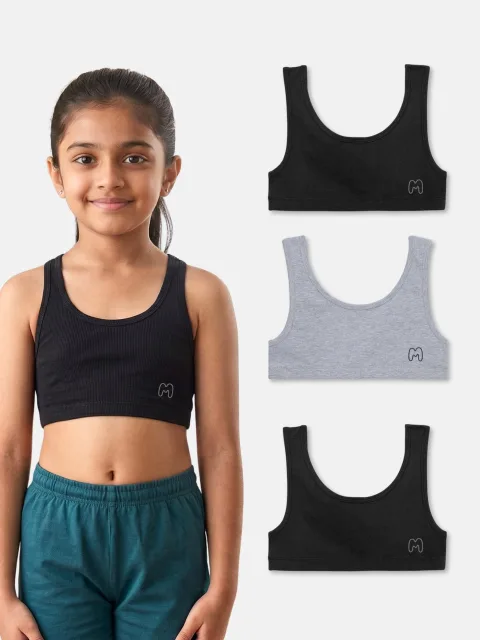 Girls Trainer Bra, Pack of 3