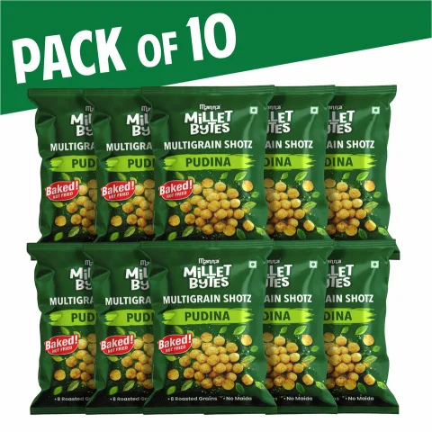 Millet Bytes Pudina Pack of 10