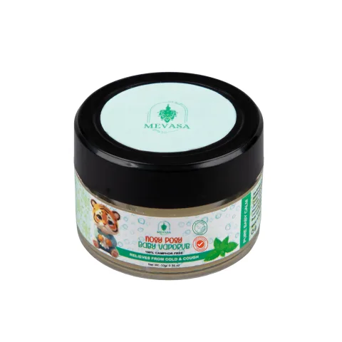 Mevasa Camphor Free Nosy Posy Natural Baby Vaporub for Cold & Cough