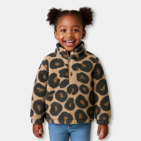 1Pk Polyester Sherpa Sweatshirt