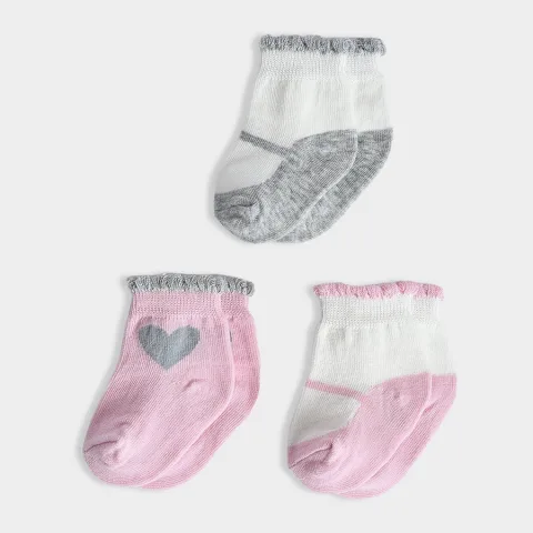 3 Pair Blended Knitted Socks