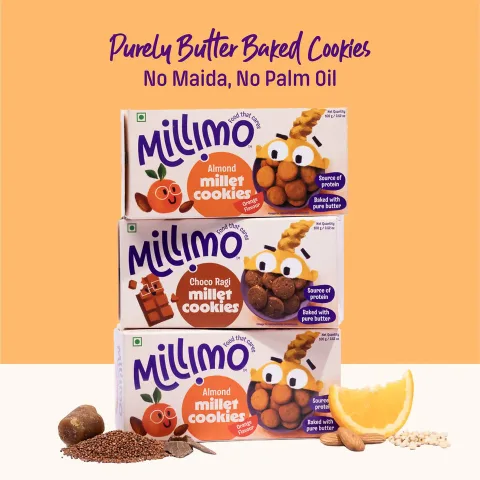 Jowar Almond & Choco Ragi Cookies (3 x 100g)