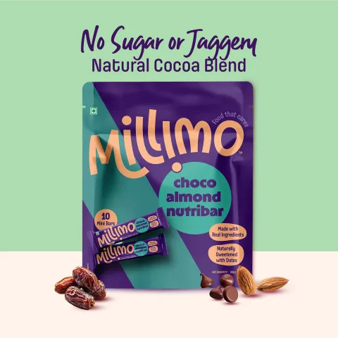 Choco Almond Nutribar (Pack of 10 × 15g)