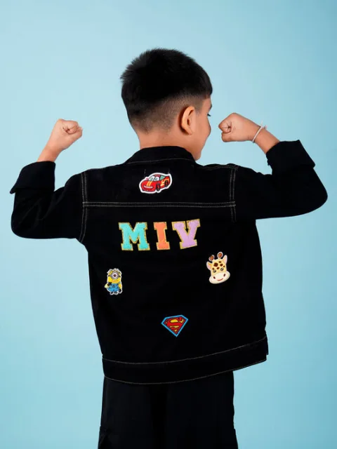 Black Personalised Jacket