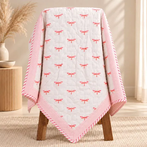 Organic Cotton Winter Baby Quilt