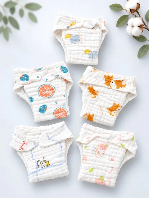 4-Layer Muslin Cloth Nappy