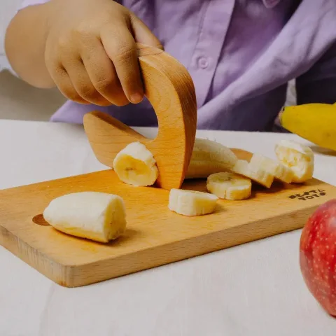 Montessori Chopping Board & Knife