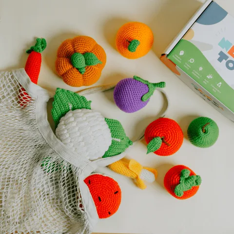 Crochet Fruits & Vegetable Toys