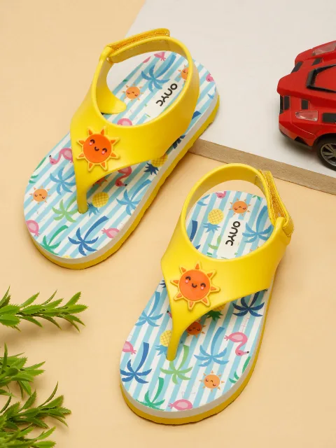 Premium Summer Candy Flipflops - Yellow (Unisex)