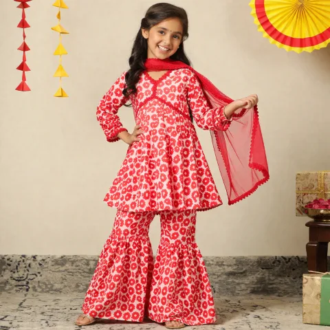 Gulnaar Sharara Set