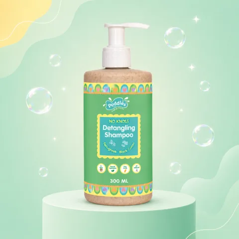 Puddles Kids No Knots Detangling Shampoo