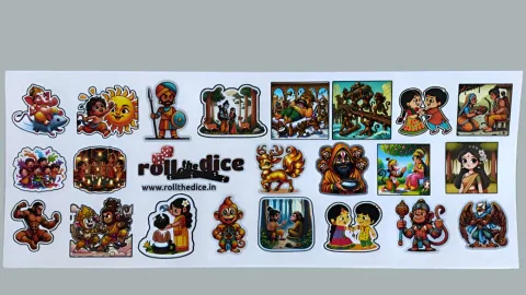 Ramayana Sticker Pack – 10 Mythic Vinyl Decals