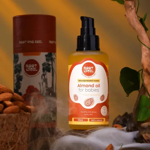 Wood-Pressed Sweet Almond Oil for Babies