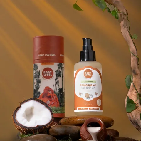 Coconut Milk Baby Massage Oil (Classic)