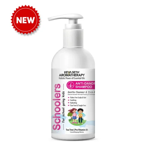 Schoolers Baby & Kids Anti-Dandruff Shampoo - Itch & Flake-Free Scalp, Soothing, Hydrating