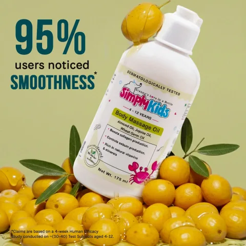 SimplyKids Nourishing Body Massage Oil (Muscle Relief & Deep Hydration)