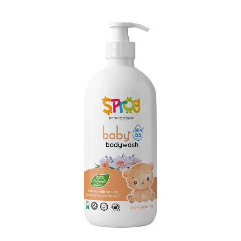 Sprog Baby Bodywash enriched with lavender and rose extracts 250ml