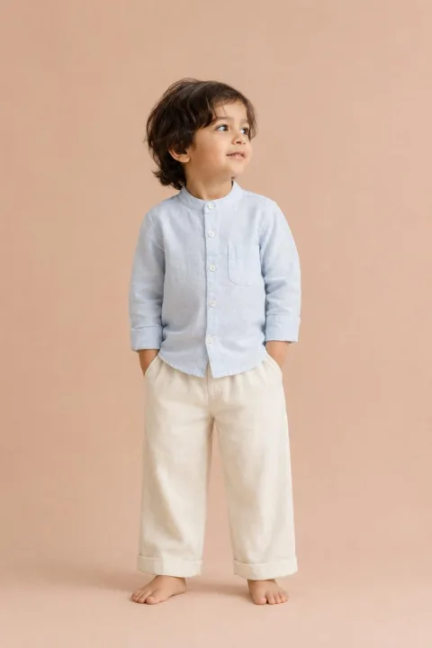 Cloud & Cotton Shore Set - Blue & White