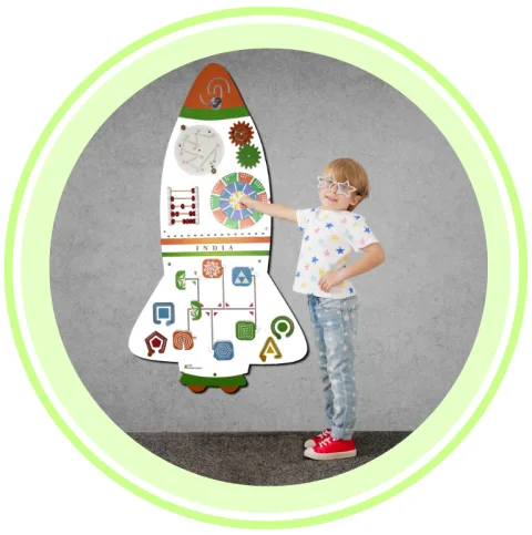 Aryabhatta Rocket Activity Wall Panel