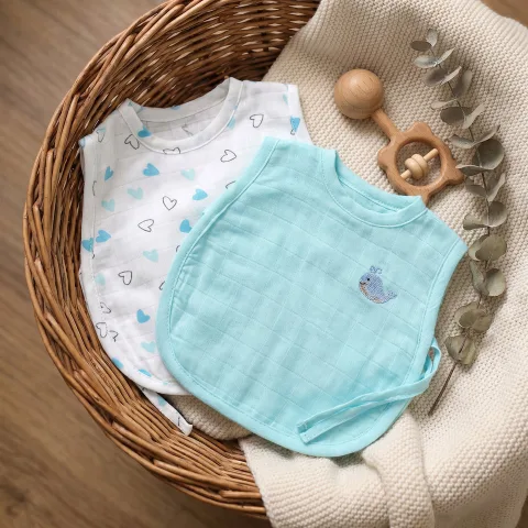 Soft Organic Cotton Baby Vest Set (Pack of 2)