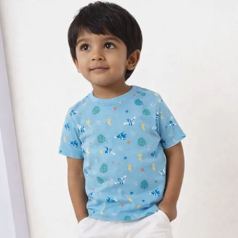 Kids Cotton Tshirt (Underwater)