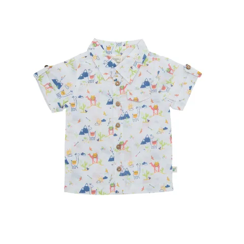 Organic Cotton Summer Shirt for Baby Boy