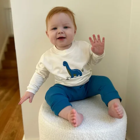 Slouch Windcheater in Organic Cotton - kids