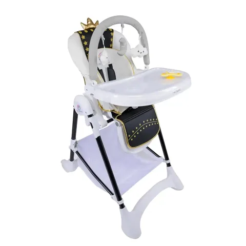 Baby High Chair for Feeding 0 to 5 Years Baby with 6 in 1 function, 6-Level Reclining Positions with