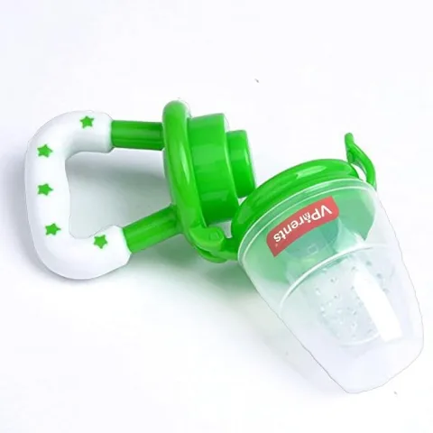 VParents Silicone Food/Fruit Nibbler with Extra Mesh, Soft Pacifier/Feeder, Teether for Infant Baby, Infant