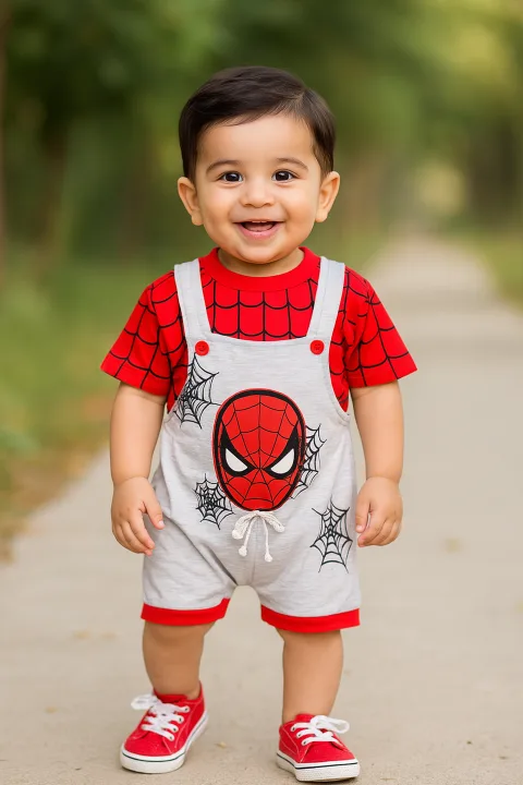 Wish Karo Baby Boys T-shirt And Dungaree For Boys