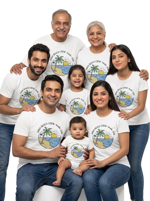 Personalized Family Vacation T-Shirts – Matching Group Shirts with Family Names