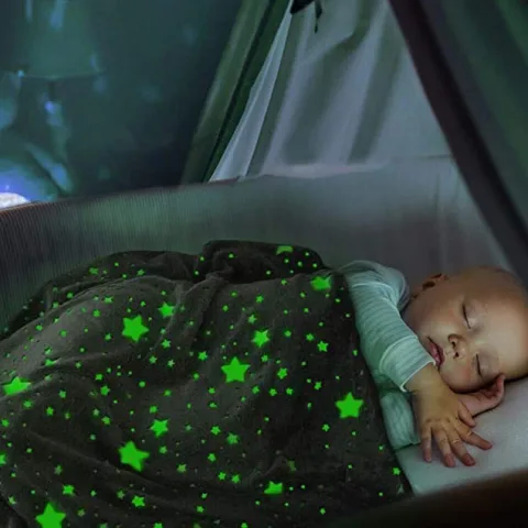 Glow-in-Dark Blanket for Kids