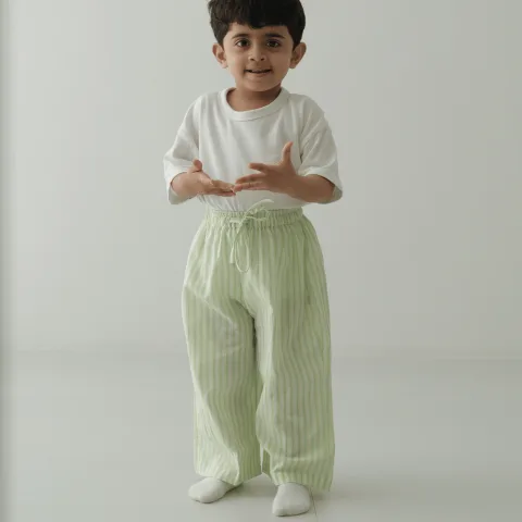 Zoey Everyday Pants - Matcha Lane (Premium Cotton)