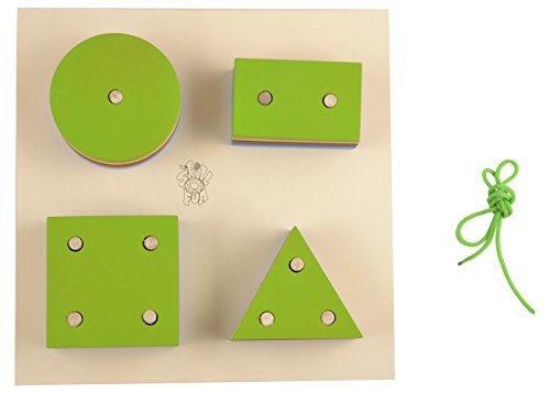 Skillofun Wooden Shape Sorter Board with Blocks