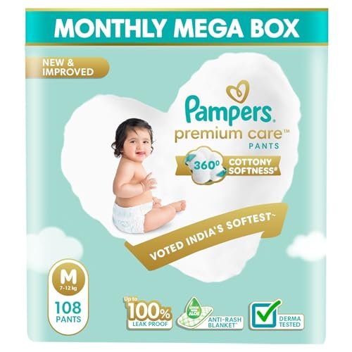 Pampers Premium Protection Size 2 Diapers Pack of 54