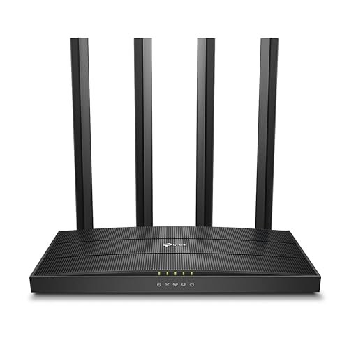 TP-Link Archer C6 WiFi Router (Dual-band, 2.4 GHz + 5 GHz)