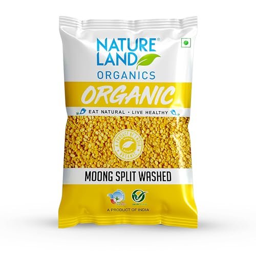 Baba Organics Split Moong Dal – 500g