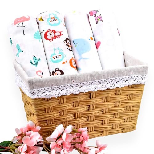 Moms & Moms Organic Cotton Baby Swaddle Wrap (Pack of 2)
