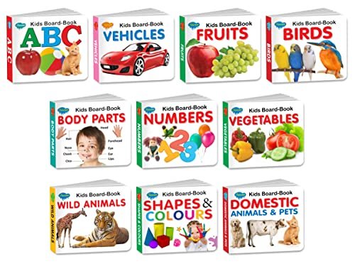 Sawan First Learning Board Books Set (Pack of 5)