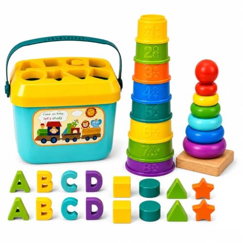 Kidz Zone Hybrid Shapes Sorter (Wood & Plastic)