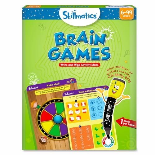 Skillmatics Learning Mat Set with Dry Erase Markers (Ages 3-6)