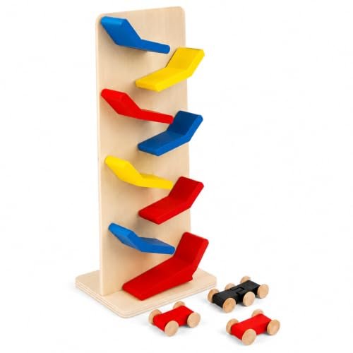 PinToy Wooden Ramp Set (Plain Wood, No Paint)
