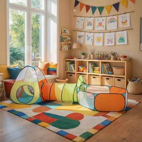 Fisher-Price Tunnel Play Tent with Ball Pit Balls