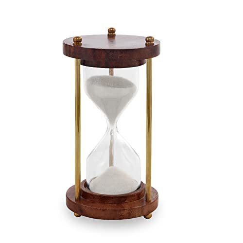 Wishkey Wooden Sand Timer (2-Minute & 5-Minute Set)